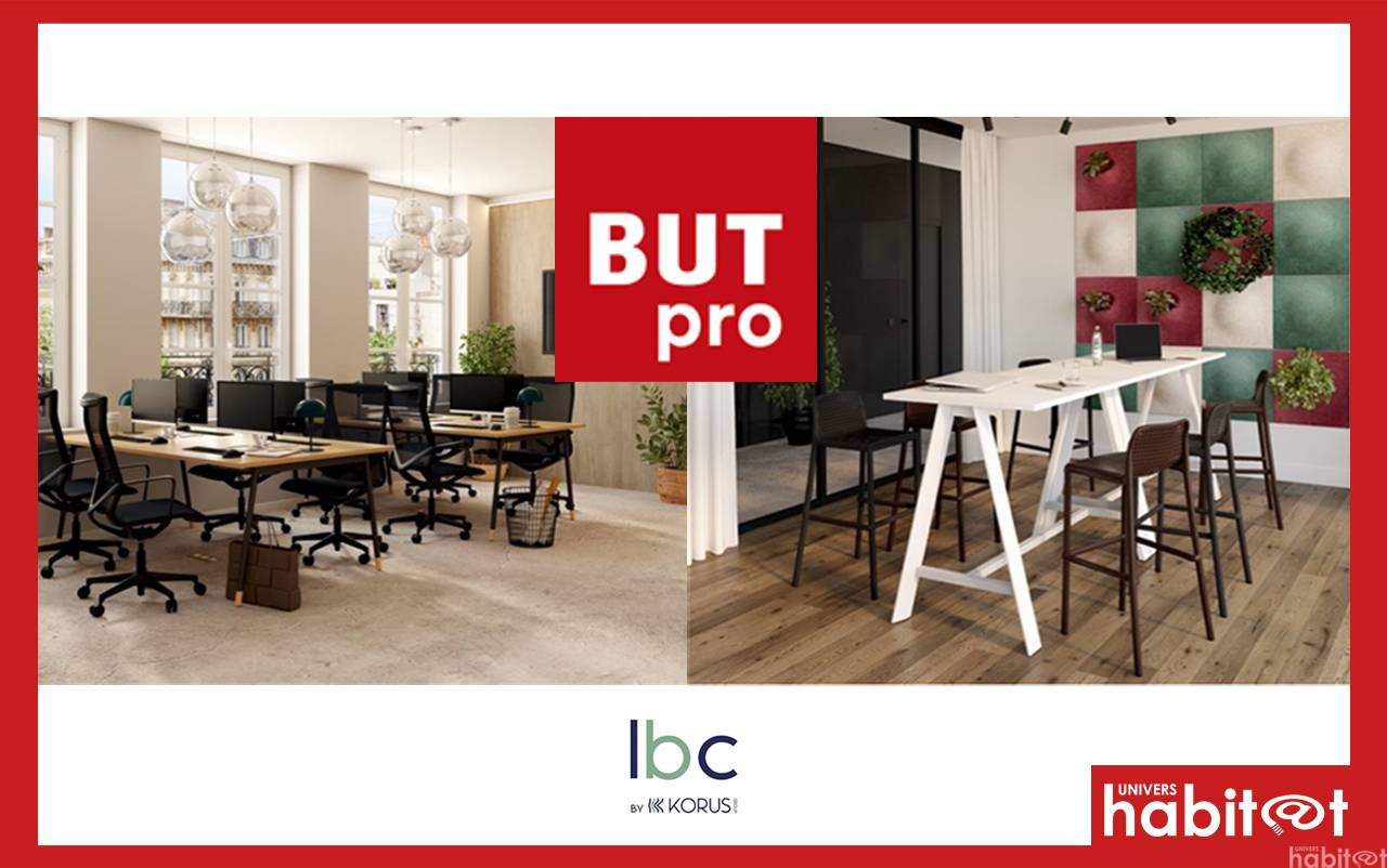 BUT annonce le lancement de BUT pro, son offre de mobilier et d’espaces dédiée aux professionnels