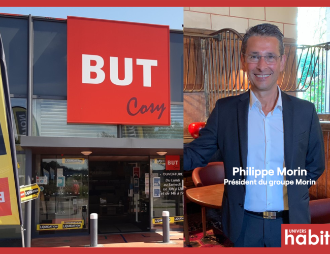 Le groupe Morin cède ses 37 magasins BUT à l’enseigne, qui se lance dans la location-gérance
