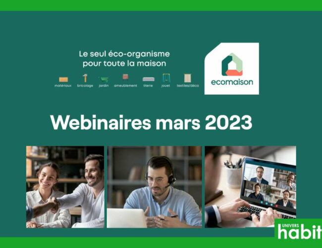 Les webinaires Ecomaison à suivre fin mars