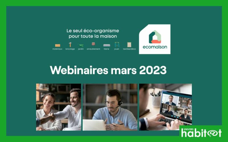 Les webinaires Ecomaison à suivre fin mars