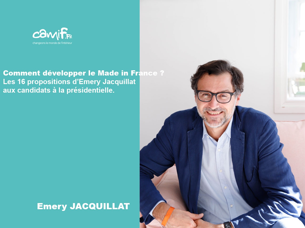 Emery JACQUILLAT s’exprime à titre personnel aux candidats à l’élection présidentielle pour « Faire du Made in France une chance pour la France »
