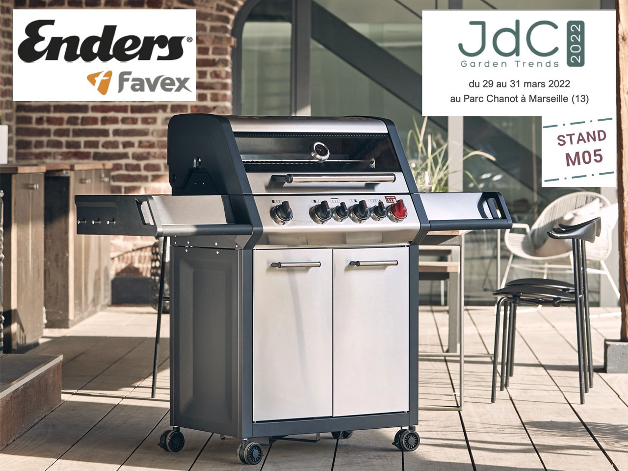 Favex : lancement officiel de Enders, sa nouvelle marque de barbecues aux JdC Marseille !