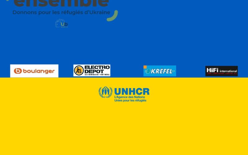 Le groupe United.b (BOULANGER, ELECTRO DÉPÔT, KRËFEL et HIFI)  LANCENT « ENSEMBLE, DONNONS POUR LES RÉFUGIÉS D’UKRAINE »