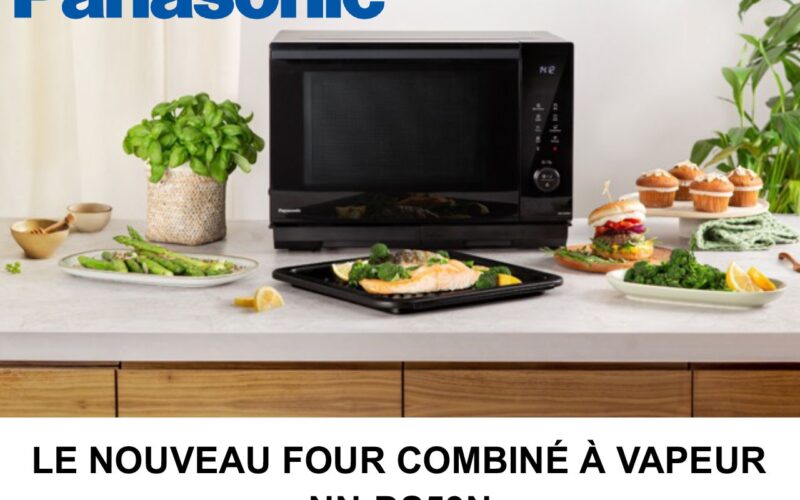 PANASONIC : compact, le nouveau four combiné vapeur NN-DS59N a tout d’un grand !