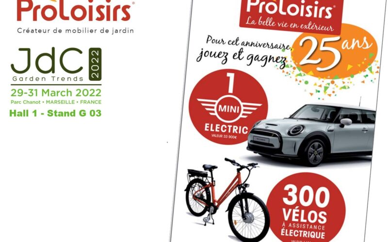 Proloisirs lance un grand jeu concours pour célébrer son 25e anniversaire !