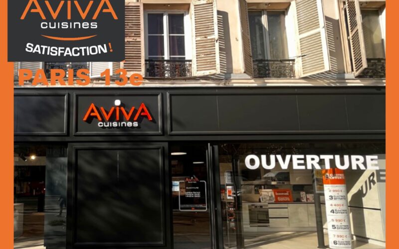 Cuisines Aviva ouvre son 1er magasin parisien intra-muros avec son nouveau concept petite surface