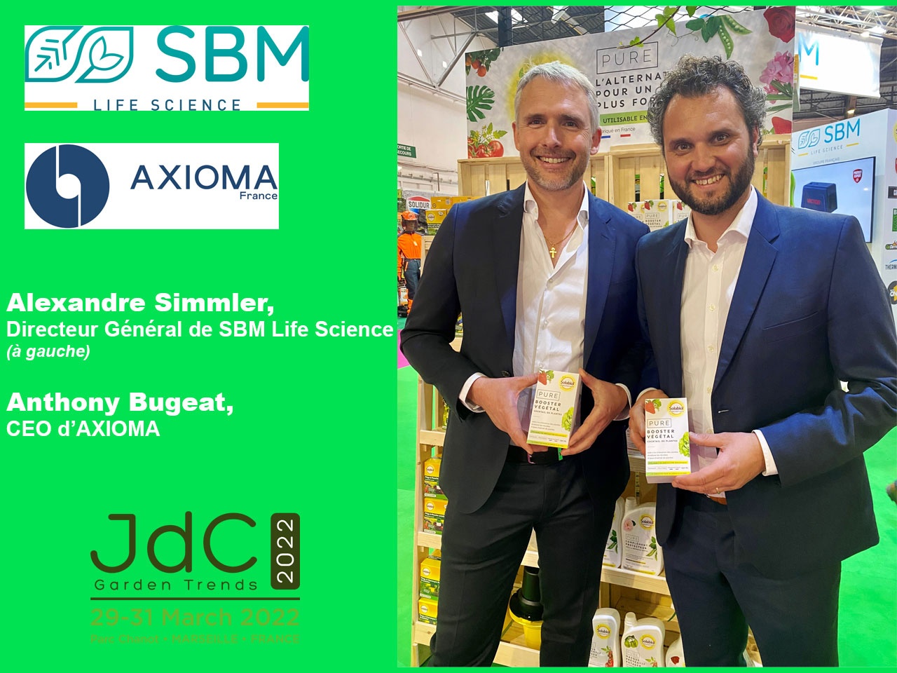 SBM LIFE SCIENCE SIGNE UN PARTENARIAT EXCLUSIF AVEC AXIOMA