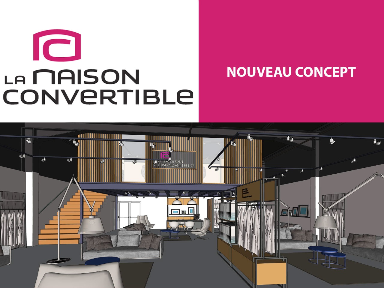 La Maison Convertible inaugure deux nouvelles boutiques en Ile de France au nouveau concept !