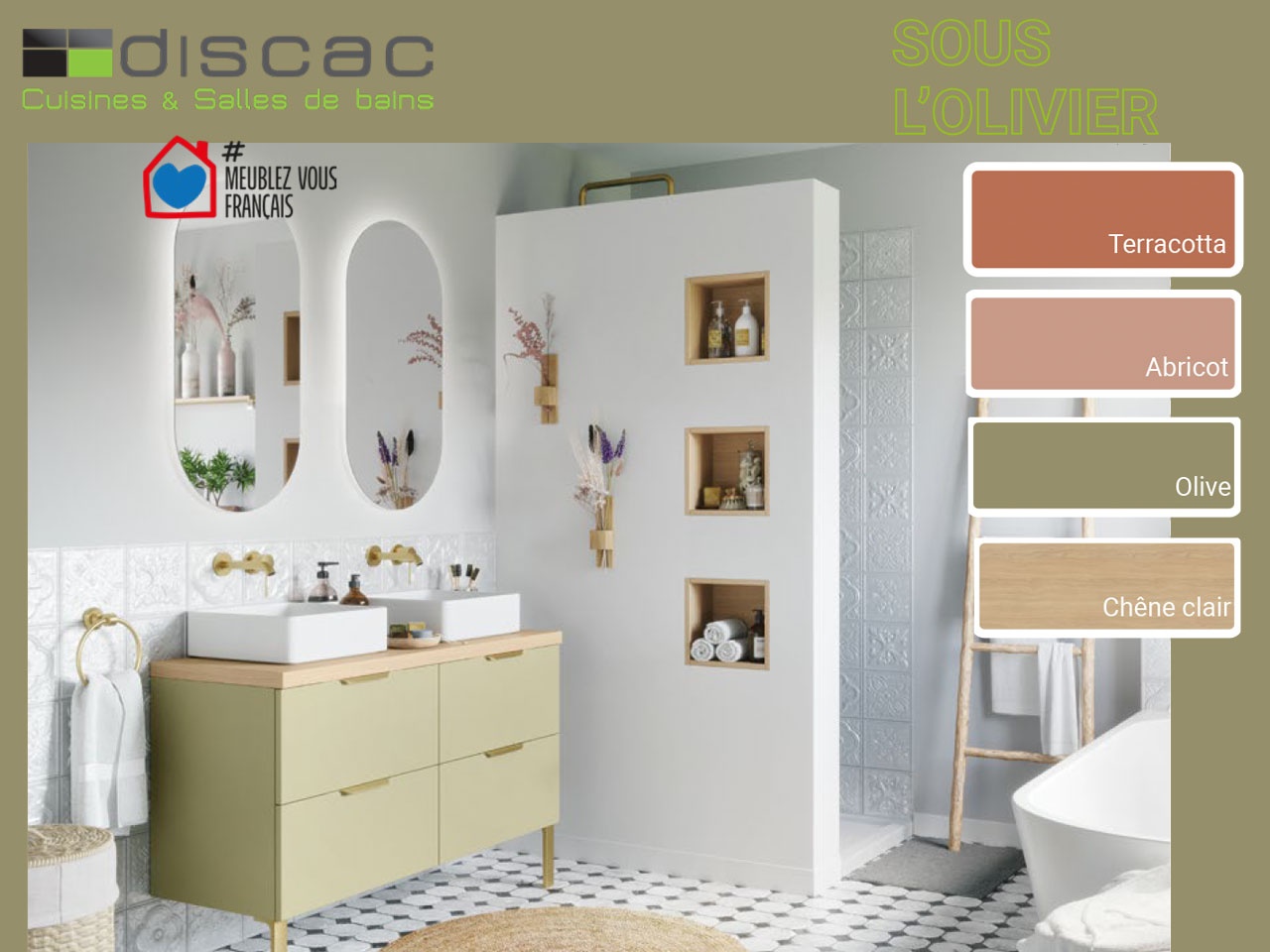 Discac présente en avant-première une sélection tendance de sa nouvelle collection de salle de bain 2022