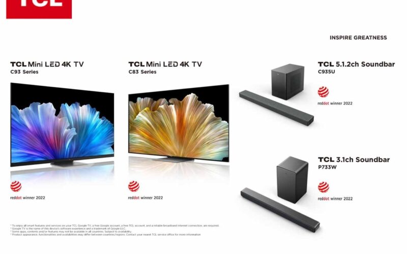 TCL dévoile ses nouveautés multi-catégories du printemps 2022 !