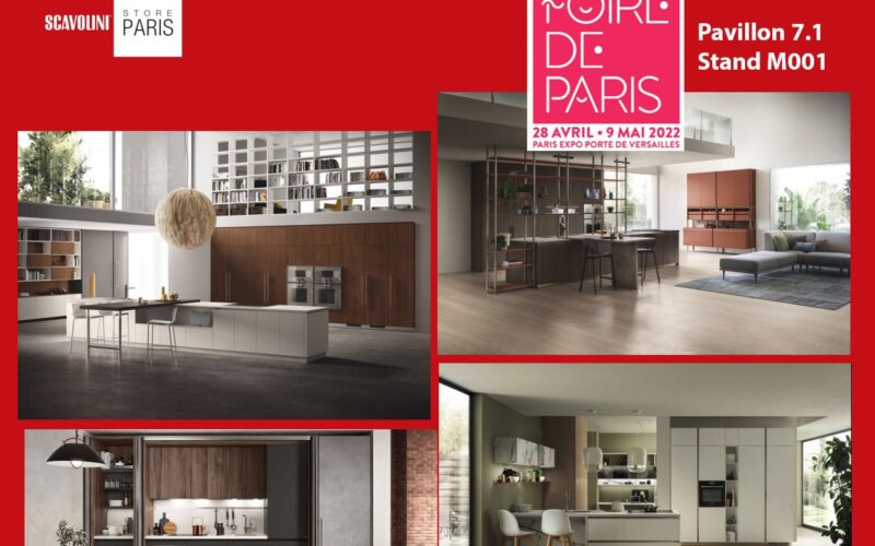 SCAVOLINI s’expose à Foire de Paris et à Bruxelles, en ouvrant son premier Scavolini Store !