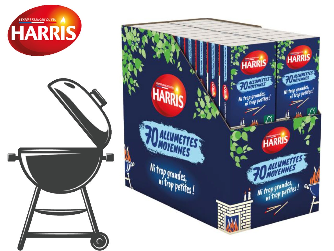 Harris : Sécurité et naturalité de l’allumage au nettoyage