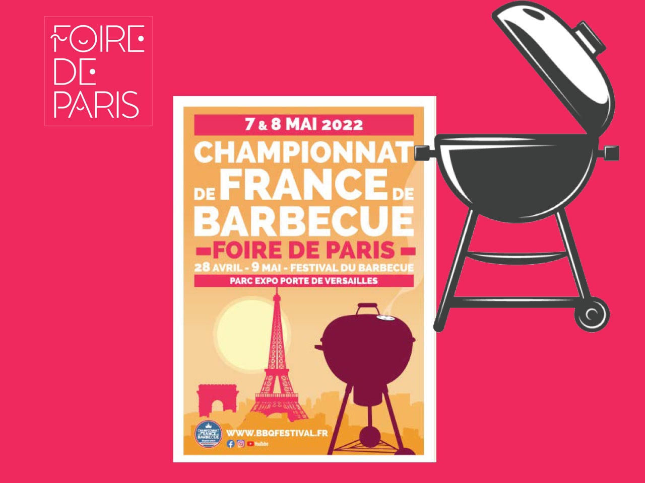 FOIRE DE PARIS première étape parisienne du Championnat de France du Barbecue !