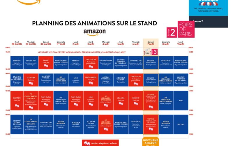 Amazon met à  l’honneur le Fabriqué en France sur Foire de Paris !