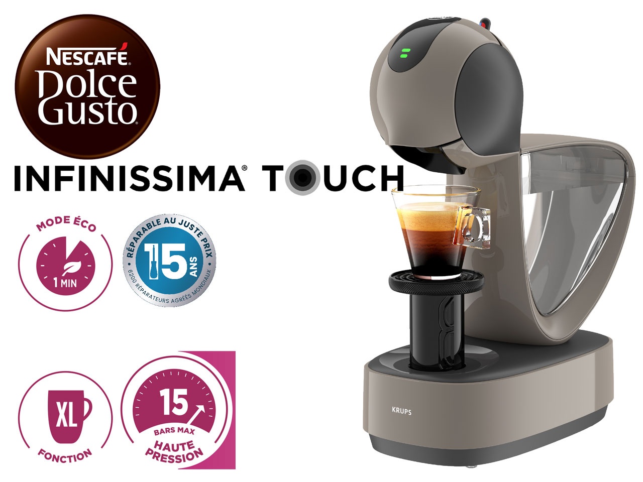 NESCAFÉ® Dolce Gusto® présente la nouvelle machine INFINISSIMA® Touch -  Univers Habitat