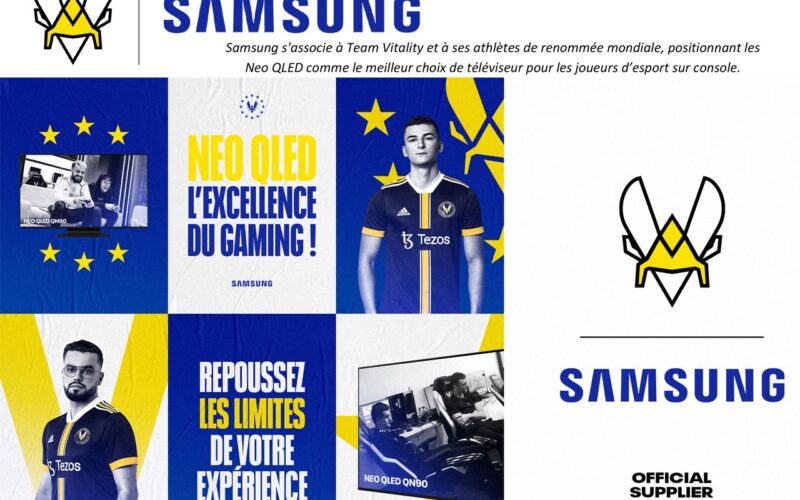 SAMSUNG PARTENAIRE TV OFFICIEL DE TEAM VITALITY