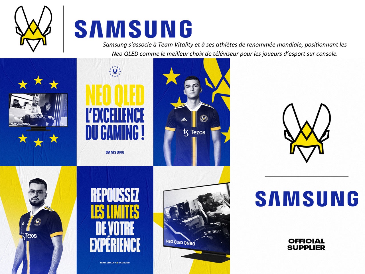 SAMSUNG PARTENAIRE TV OFFICIEL DE TEAM VITALITY