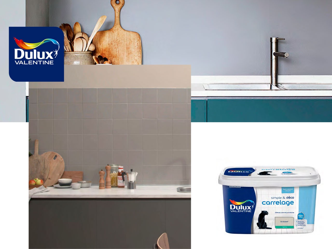 Dulux Valentine : Une nouvelle cuisine en quelques coups de pinceaux !