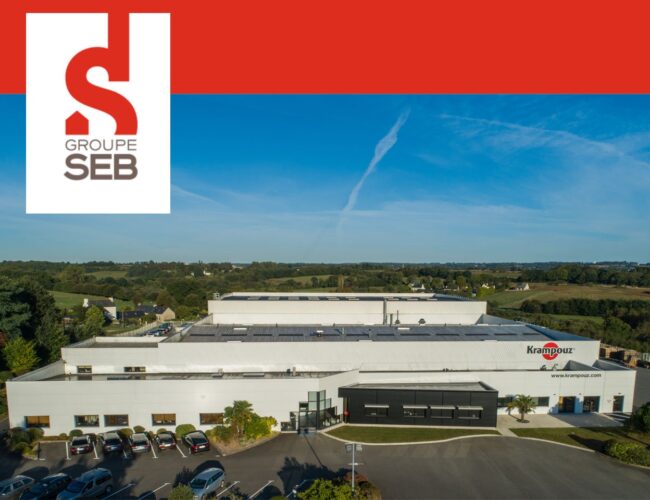 LE GROUPE SEB INVESTIT POUR DOUBLER LA SURFACE DE  PRODUCTION DU SITE KRAMPOUZ À PLUGUFFAN (29)