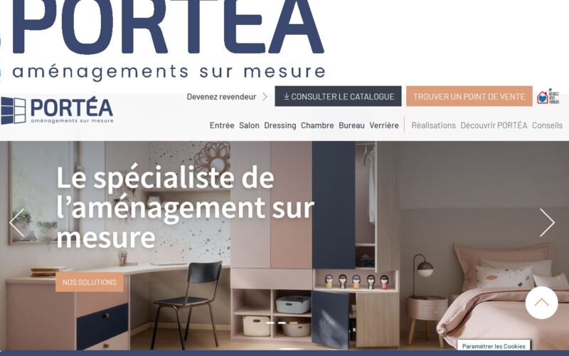 Portéa valorise sa nouvelle collection avec un tout nouveau site web !