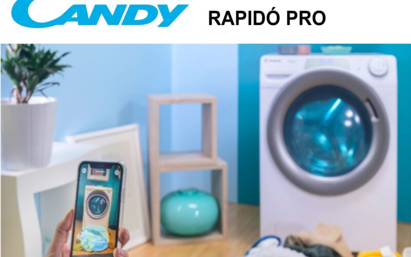 CANDY PRÉSENTE RAPIDÓ PRO, LE LAVE LINGE INTELLIGENT