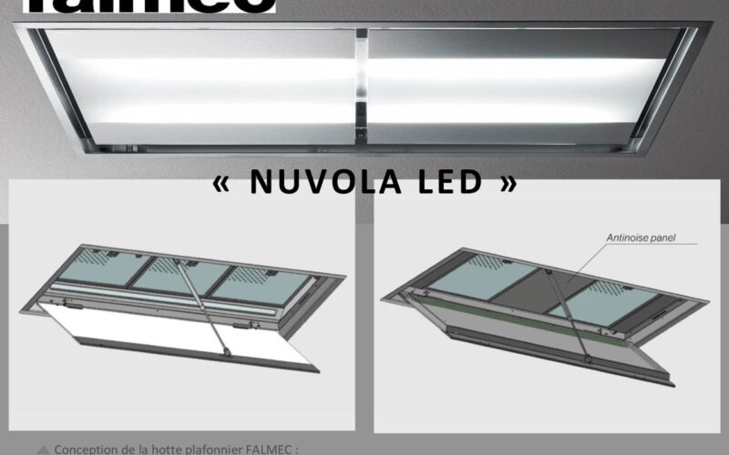 FALMEC: LE NOUVEAU MODÈLE « NUVOLA LED » OPTIMISÉ