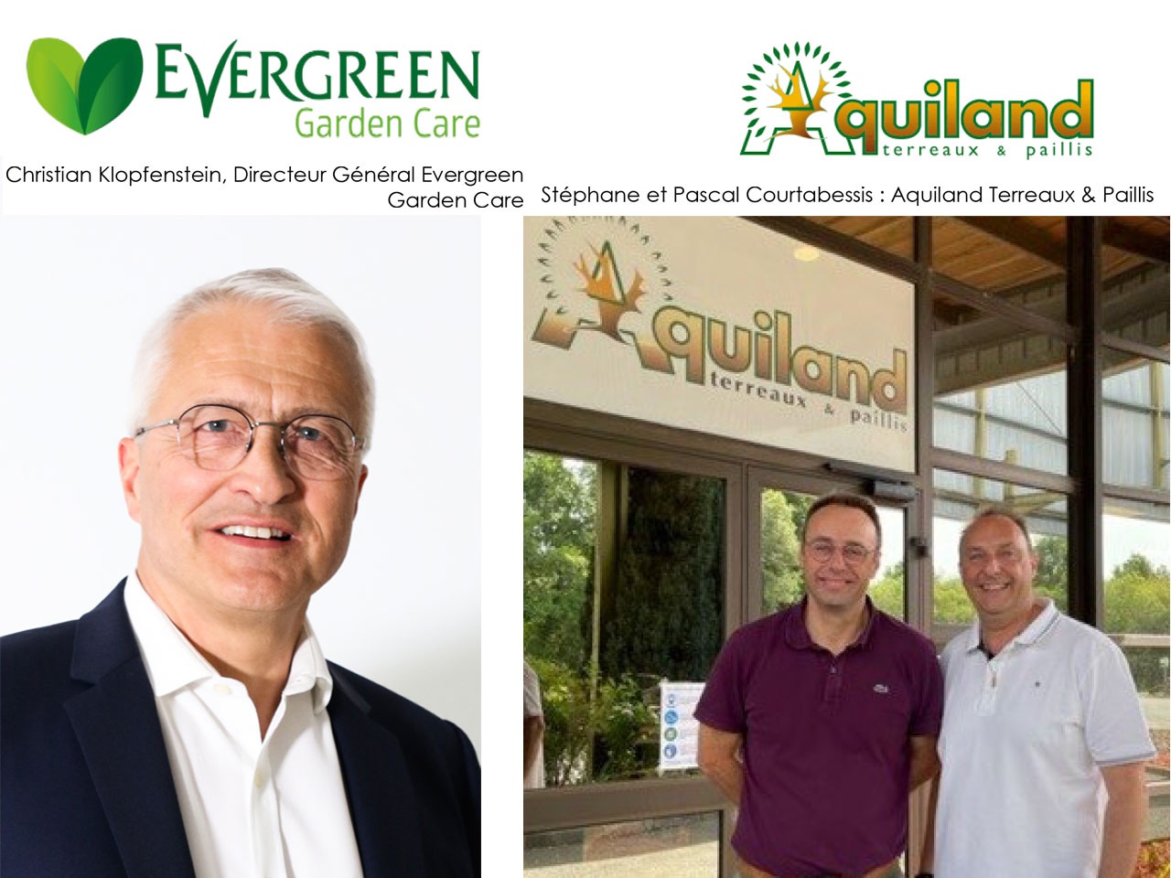 EVERGREEN GARDEN CARE ACQUIERT AQUILAND TERREAUX &  PAILLIS