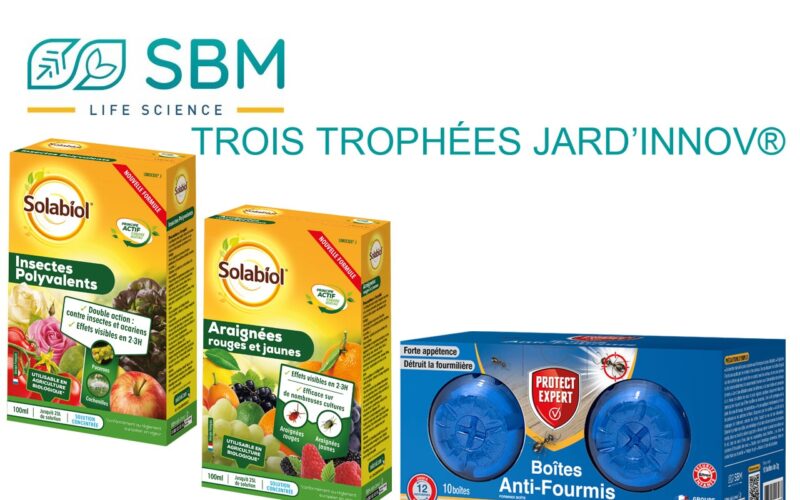 SBM LIFE SCIENCE FRANCE RÉCOMPENSÉ AVEC TROIS TROPHÉES JARD’INNOV®