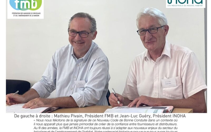 La FMB et INOHA confirment leur partenariat historique  et leur engagement mutuel pour des pratiques commerciales vertueuses