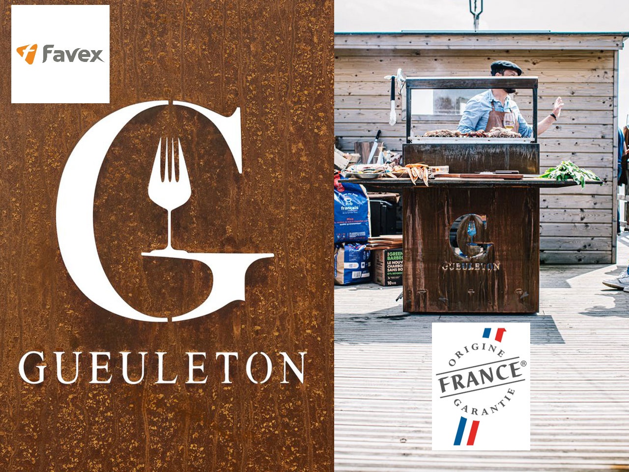 Gueuleton et Favex se retrouvent autour d’un nouveau barbecue unique : le leur !