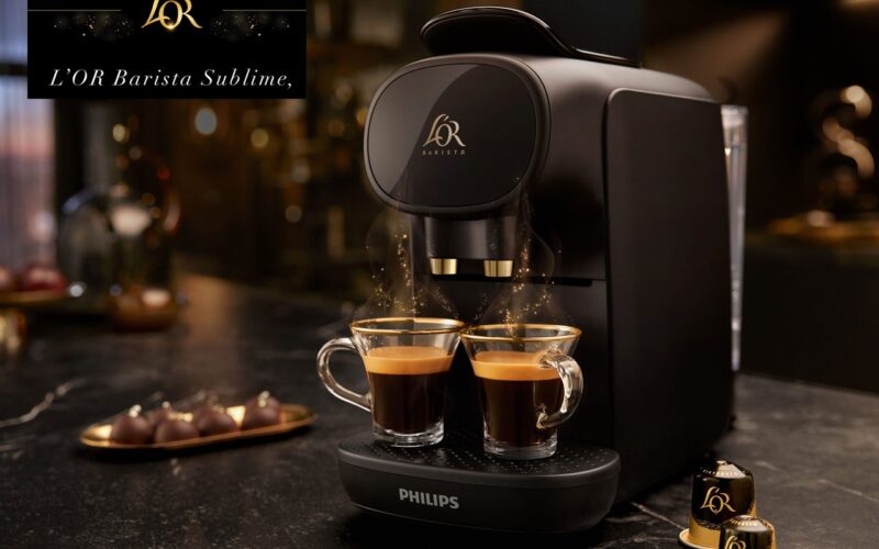 L’OR Barista Sublime, une machine plus compacte signée du designer Khodi Feiz  !