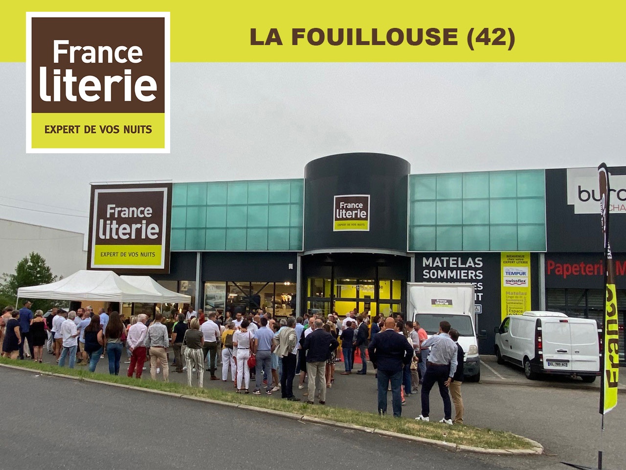 FRANCE LITERIE OUVRE 2 NOUVEAUX MAGASINS : LA FOUILLOUSE (42) ET REDON (56)