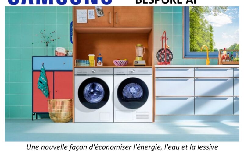 Samsung présente sa nouvelle gamme de soin pour le linge :  BESPOKE AITM