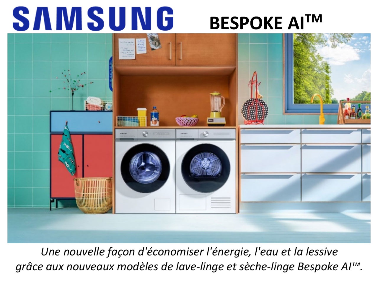 Samsung présente sa nouvelle gamme de soin pour le linge :  BESPOKE AITM