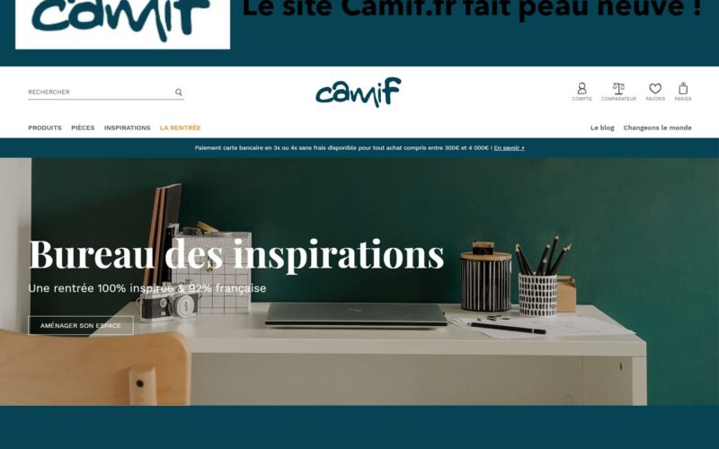 Le site Camif.fr a fait peau neuve pour offrir la meilleure expérience digitale à ses clients !