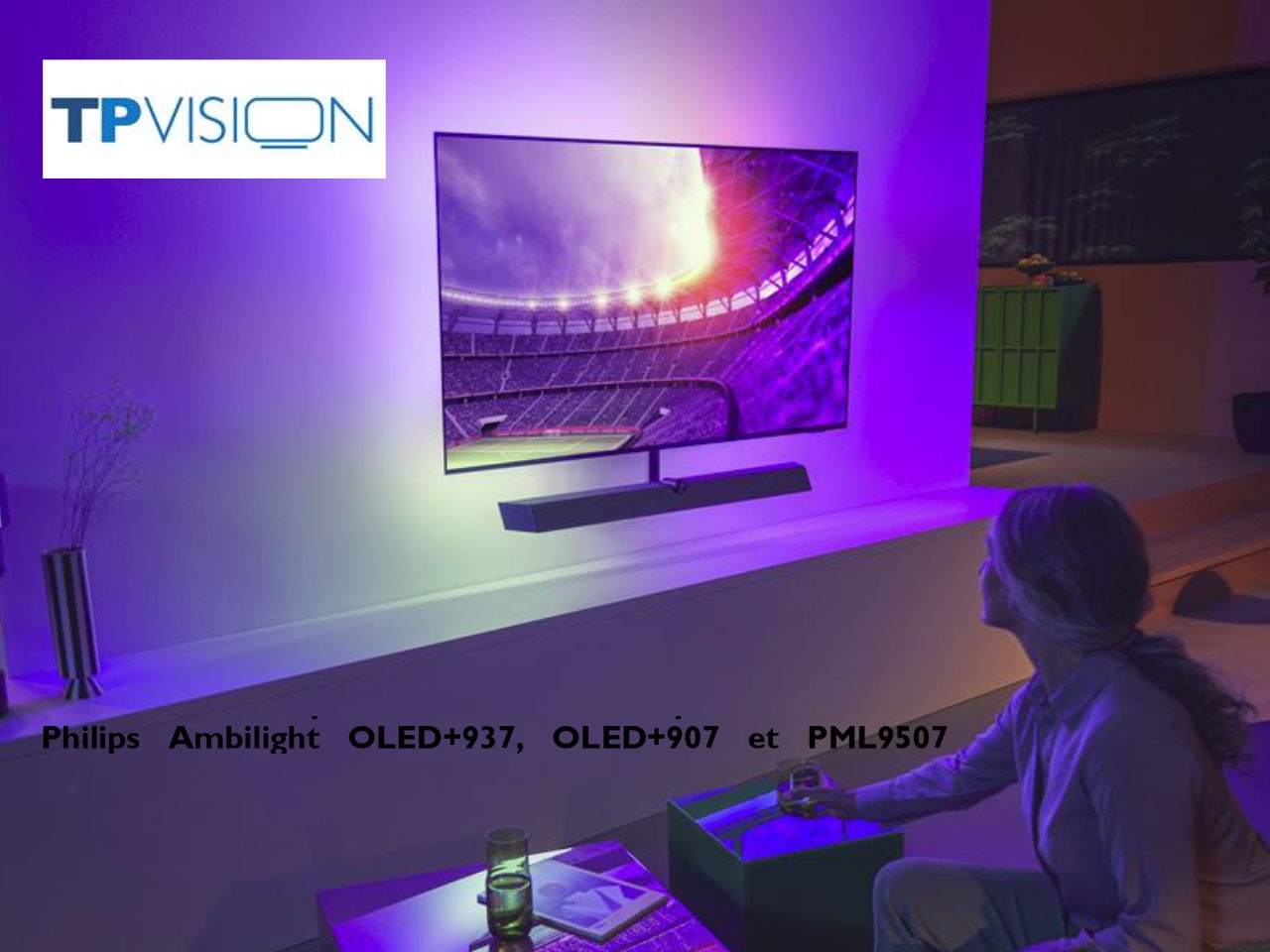 Philips TV présente les nouveaux OLED+937, OLED907 et PML9507 pour une expérience cinéma et sonore premium