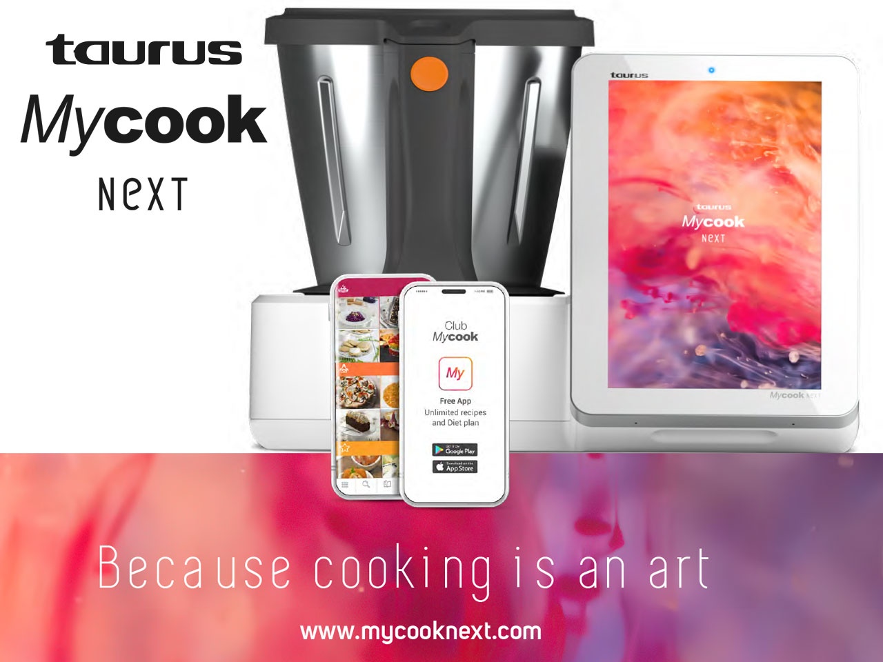 LE GROUPE TAURUS  lance sur le marché français son innovation : le robot de cuisine  multifonctions Mycook Next