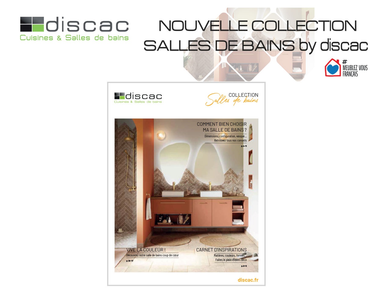 NOUVELLE COLLECTION SALLES DE BAINS by discac