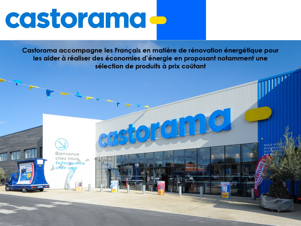 Castorama accompagne les Français en matière de rénovation énergétique AVEC une  sélection de produits à prix coûtant