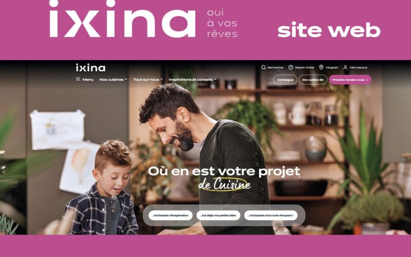 IXINA a dévoilé le 29 août son tout nouveau site web !