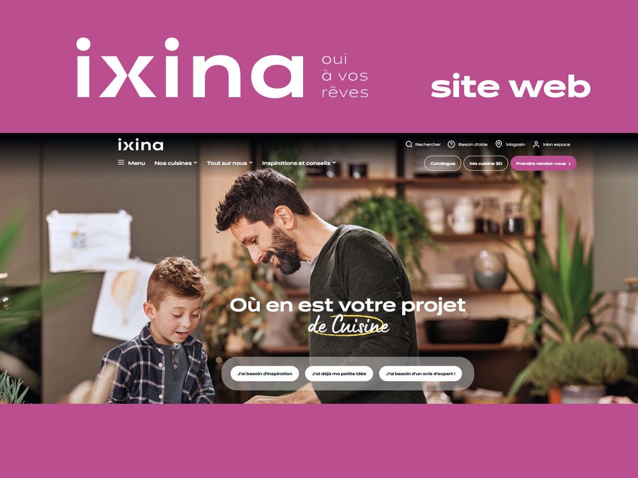 IXINA a dévoilé le 29 août son tout nouveau site web !