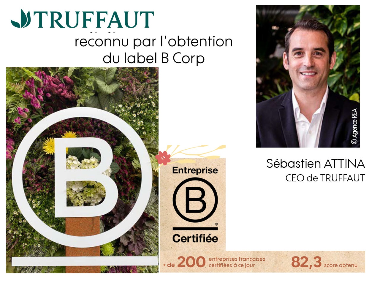 TRUFFAUT engagé, est reconnu par l’obtention du label B Corp