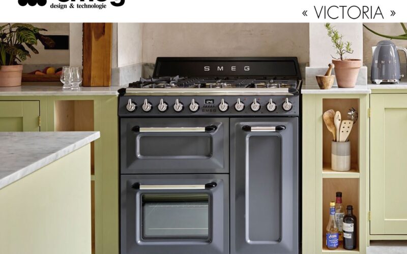 SMEG :  Les centres de cuisson « VICTORIA », de la petite cuisinière au piano de cuisson