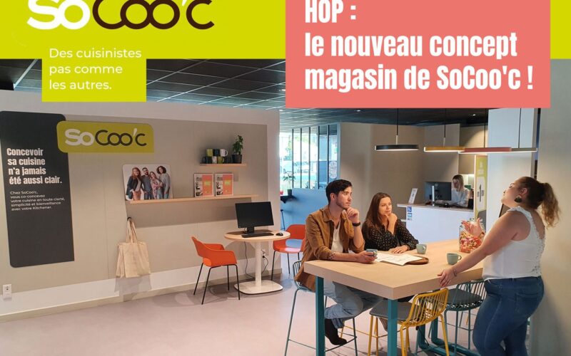 SoCoo’c dévoile HOP :  son nouveau concept  magasin !