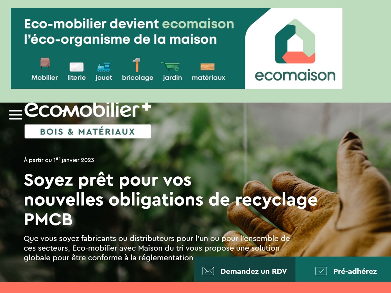 Eco-mobilier devient ecomaison