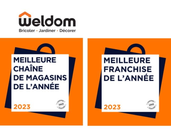 Weldom : meilleure chaîne de magasins et meilleure franchise de l’année dans le secteur du bricolage