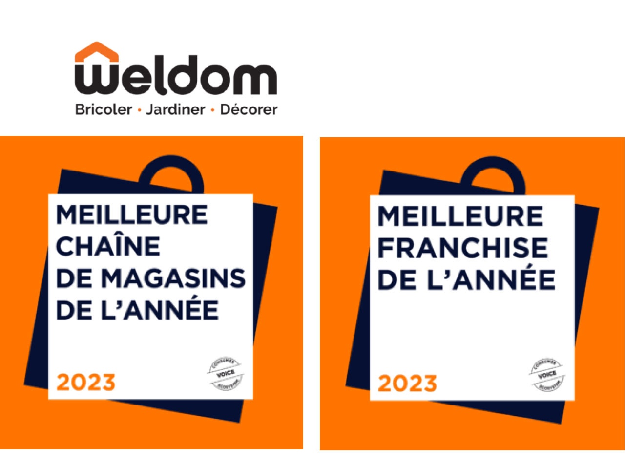 Weldom : meilleure chaîne de magasins et meilleure franchise de l’année dans le secteur du bricolage