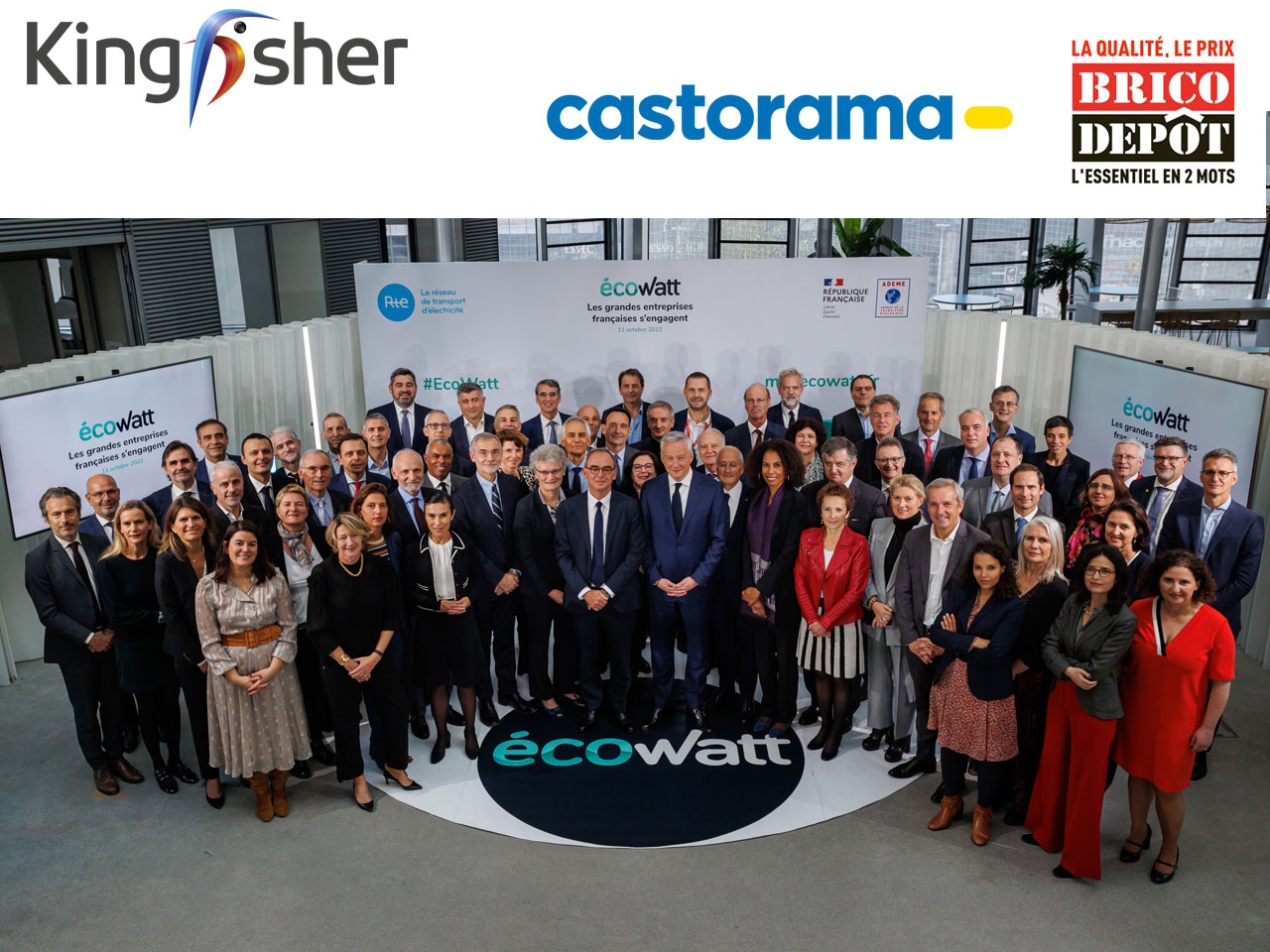 Kingfisher France : Ses enseignes Brico Dépôt et Castorama deviennent signataires de la charte EcoWatt.