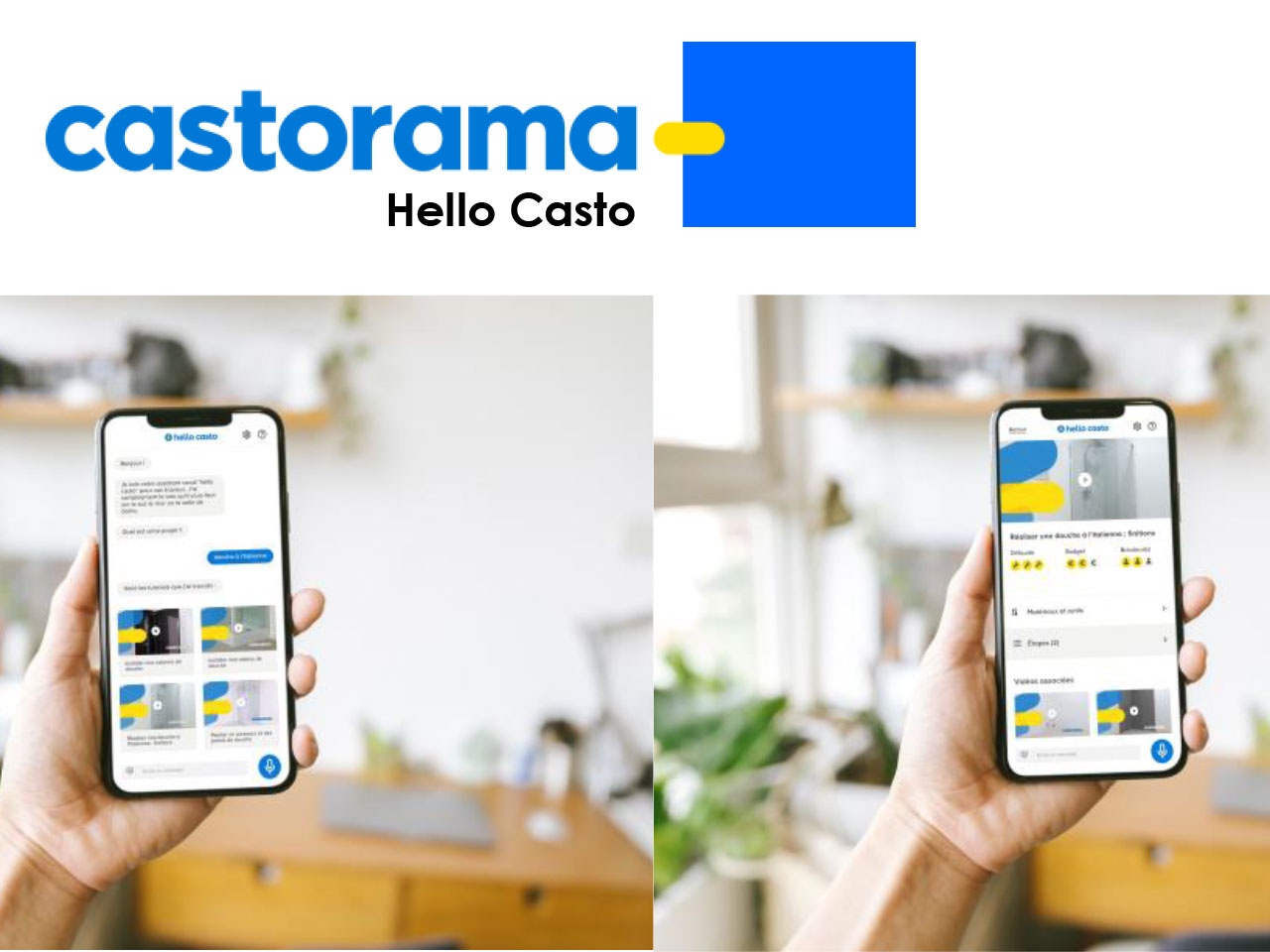 Castorama lance Hello Casto : le 1er assistant vocal  qui libère les mains des Bricoleurs