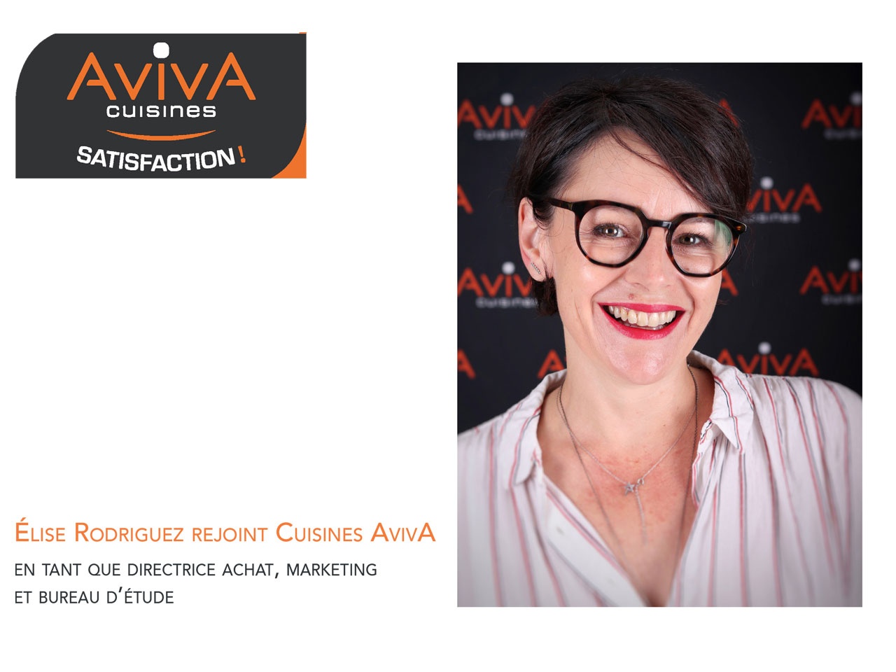 CUISINES AvivA : ÉLISE RODRIGUEZ NOMMÉE AU POSTE DE DIRECTRICE ACHAT, MARKETING ET BUREAU D’ÉTUDE